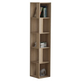 Biblioteca de colt Raphael culoare lemn natural 31.5x31.5x159cm