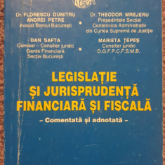 Legislatie si jurisprudenta financiara si fiscala, 1999, 310 pag, stare f buna