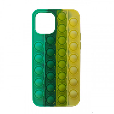Husa pentru APPLE iPhone X - TPU Pop-It (Multicolor Verde) foto