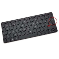 Tastatura HP Neagra Mini 210 3030se layout UK fara rama enter mare, Mini 210 3050sg layout UK fara rama enter