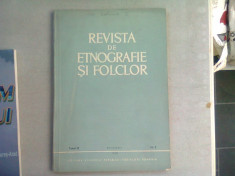 REVISTA DE ETNOGRAFIE SI FOLCLOR NR.2/1968 foto