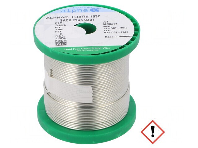 S&acirc;rmă de lipit fără plumb 1,5mm 500g