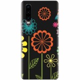 Husa silicon pentru Huawei P30, Colorful Spring Birds Flowers Vectors