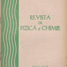 Revista De Fizica Si Chimie - Anul XXIV, Nr.:6 , IUNIE 1987