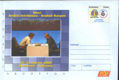 Intreg pos plic nec 2005 - Sah - Meci A.Istratescu - A.Karpov foto