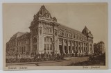 BUCURESTI , PALATUL POSTELOR , CARTE POSTALA ILUSTRATA , INCPEUT DE SECOL 20