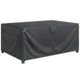 Outsunny Husă protecție mobilier grădină, rezistentă la iarnă, impermeabilă, anti-UV, 420D Oxford, 180x120x74cm, Negru | Aosom Romania