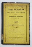 LEGEA DE PENSIUNE , ARTICLULU DE LEGE XXXII , DESPRE PENSIONAREA INVETIATORILORU SI EDUCATORILORU ....1880