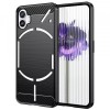 Husa Techsuit Carbon Neagra pentru Nothing Phone (1) - Protectie Premium, Design Slim