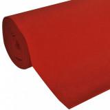 Cumpara ieftin Covor rosu 1 x 10 m, extra greu, 400 g/m2