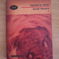 myh 410f - BPT 1140,1141 - Hippolyte Taine - Studii literare - 2 volume - ed1983