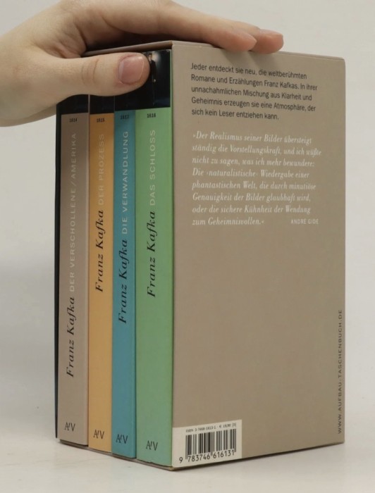 Romane und Erzahlungen 4 vol. Der Verschollene / Amerika; Der Prozess; Das Schloss; Die Verwandlung Franz Kafka