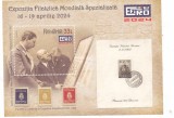 ROMANIA 2024 EXPOZITIA FILATELICA MONDIALA EFIRO - Colita dantelata LP.2462a MNH