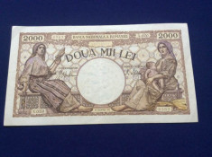 Bancnote Romania - 2000 lei noiembrie 1941-seria X0350 0362(starea care se vede) foto