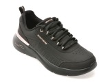 Pantofi sport SKECHERS negri, 150373, din piele ecologica