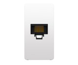 Priza RJ45 FTP CAT6 1M Gewiss System Pura alb lucios GWC20686