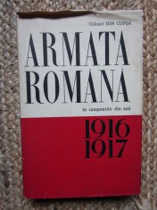 Armata romana in campaniile din anii 1916-1917 &ndash; Ion Cupsa