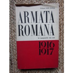 Armata romana in campaniile din anii 1916-1917 &ndash; Ion Cupsa