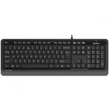 TASTATURA A4TECH, &quot;Fstyler USB&quot;, cu fir, 104 taste format standard, USB, negru &amp;amp; gri, &quot;FK10 Grey&quot; (timbru verde 0.8 lei)