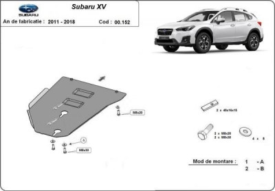 Scut metalic cutie de viteze Manuala Subaru XV 2012-2017 foto