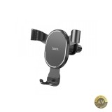 Suport Auto Universal Hoco CA56 Plus, Negru, Prindere Clema/Ventura, Rotire 360, Ajustabil, Smartphone