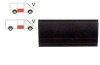 Panou reparatie usa VW TRANSPORTER (T4)/CARAVELLE/MULTIVAN, 07.1990-.2003, partea dreapta, lungime 1233 mm; usa culisanta, cu 3 nervuri,
