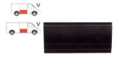 Panou reparatie usa VW TRANSPORTER (T4)/CARAVELLE/MULTIVAN, 07.1990-.2003, partea dreapta, lungime 1233 mm; usa culisanta, cu 3 nervuri,, Rapid