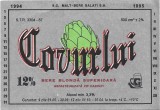NI445 Etichetă bere blondă superioară Covurlui, 1994-1995, SC Malț Bere Galați SA