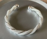 Brățară argint 925 sterling marcată, reglabilă, 16 g , elegantă, stare foarte bună, nouă, nefolosită