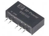 Convertor DC/DC 2W 5V la 15V/-15V SIP THT