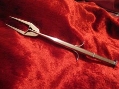TACAMURI ARGINT - FURCULITA ARGINT MASIV 835 24.13 GRAME 18 CM foto