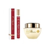 Set parfum dama Sentio Rojo 045 35 ml si crema de fata Anew 45 ani +, de zi, Avon