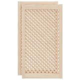 Cumpara ieftin Usi de dulap cu zabrele 2 buc. 49,5x99 cm, lemn masiv de pin