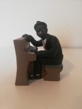 statueta ceramica cu pianist de jazz - Germany/Impecabila/Vintage