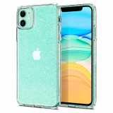 Husa Spigen Cristal Lichid pentru Apple iPhone 11 Transparent