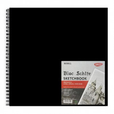Bloc Schițe DACO 30x30 cm 110g, 80 file hârtie neagră - BD3011 - ***