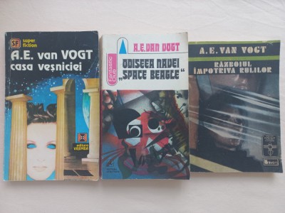 A.E. VAN VOGT - CASA VESNICIEI+ ODISEEA NAVEI SPACE BEAGLE + RAZBOIUL IMPOTRIVA foto