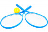 Set 2 Rachete Tenis Copii TechnoK 2957 Albastru + Minge, 53cm, 5+ ani, Joc interior/exterior, Sport si Dezvoltare