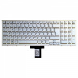 Tastatura Laptop, Sony, Vaio VPCEB, VPC-EB, VPC-EB1, VPC-EB2, VPC-EB3, PCG-71311L, PCG-71312L, PCG-71313L, PCG-71314L, alba, layout US