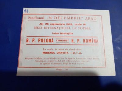 program Romania - Polonia (tineret) foto