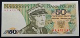 Bancnota 50 ZLOTI / ZLOTYCH - POLONIA anul 1988 * cod 25 = UNC - din fasic