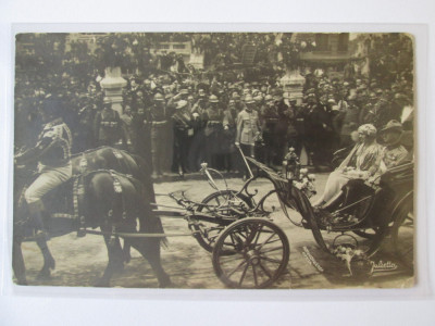 Rara! Fotografie Julietta familia regala:regele Carol II și regina Elena 1921 foto