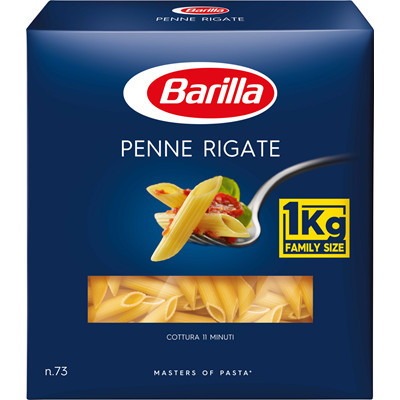 Paste Penne Rigate Nr. 73, Barilla, 1 Kg foto