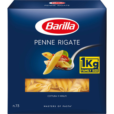 Paste Penne Rigate Nr. 73, Barilla, 1 Kg