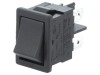 Rocker DPST 10A/250VAC ON-OFF IP40 100m&Omega; UL94V-0 cupru