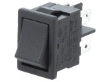 Rocker DPST 10A/250VAC ON-OFF IP40 100m&Omega; UL94V-0 cupru