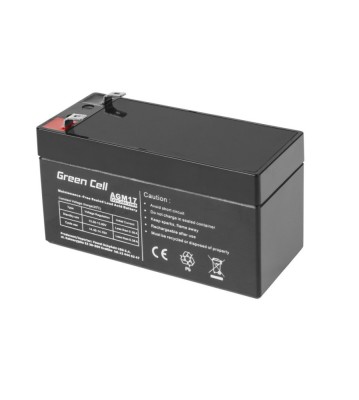 Baterie Green Cell 12V 1.2Ah (4.6mm) 1200mAh VRLA AGM foto