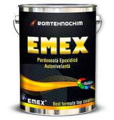 Pardoseala Epoxidica Autonivelanta EMEX, Galben, - Bidon 20 Kg foto