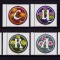 ✅2016 LP 2096a &quot;Alfabetul florilor (II) CU DRAG &quot; , serie , MNH