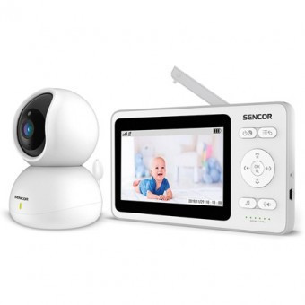 Baby monitor lcd 4.3 inch color sencor foto